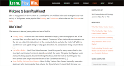 Desktop Screenshot of learnplaywin.net